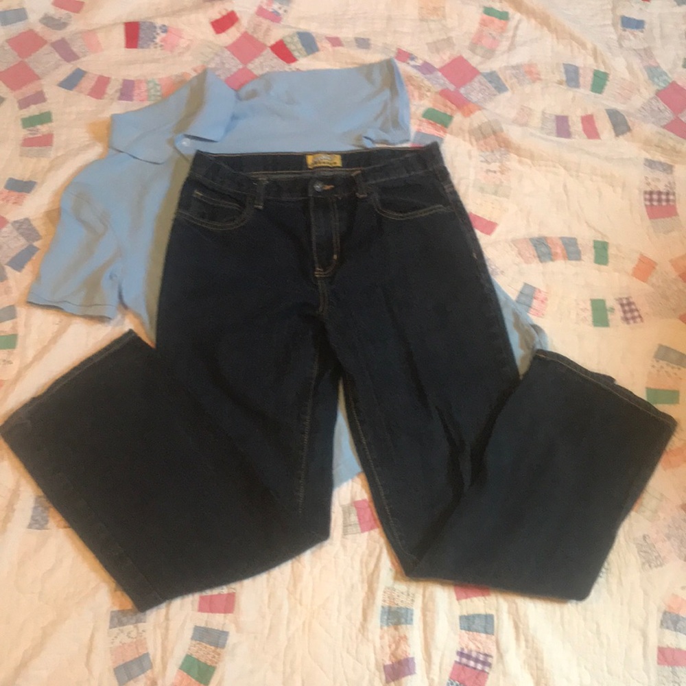 Boys Size 16 Polo/ EUC Old Navy Jeans Bundle
